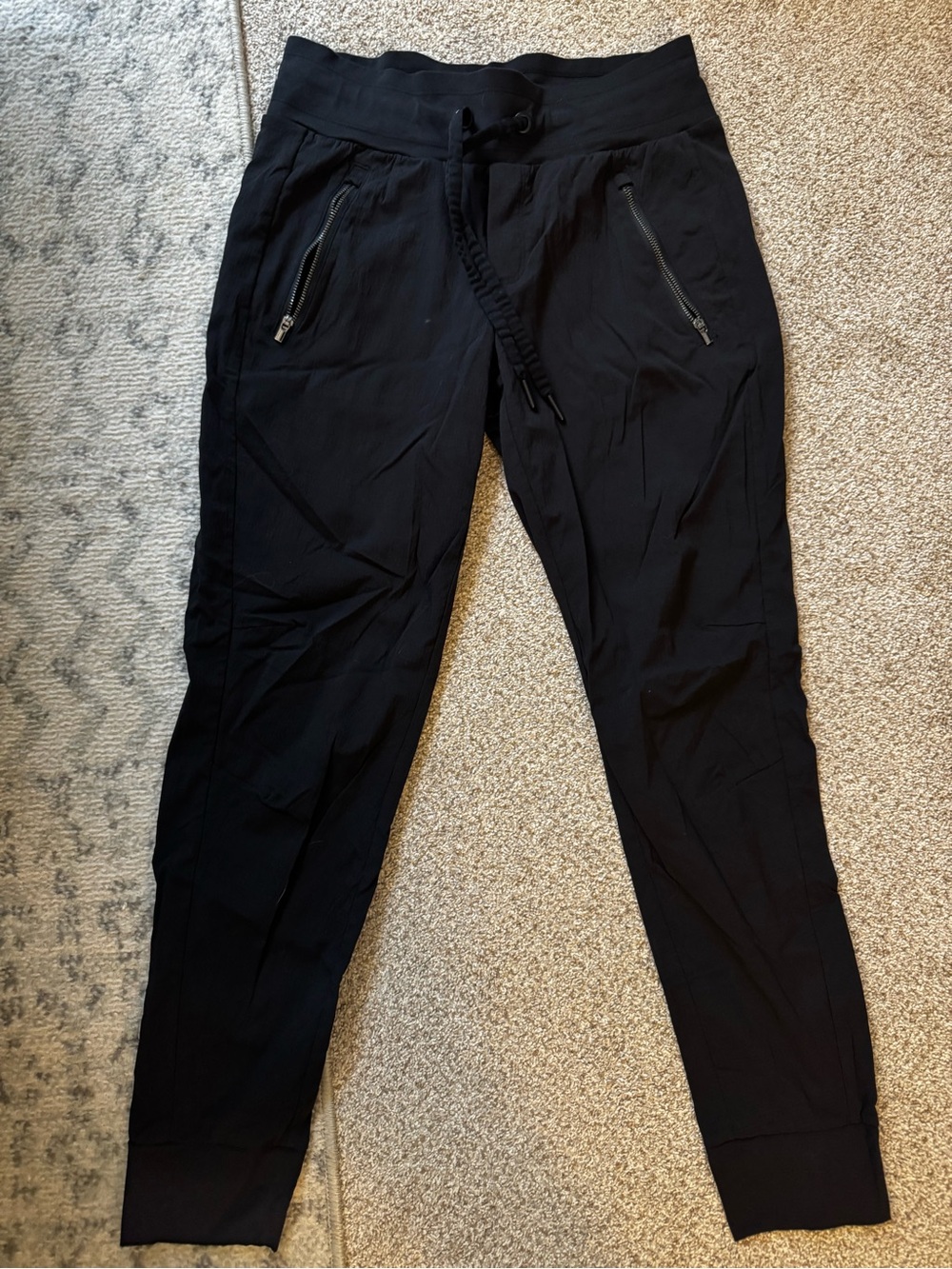 Athleta Black Womens Jogger with Zip Pockets